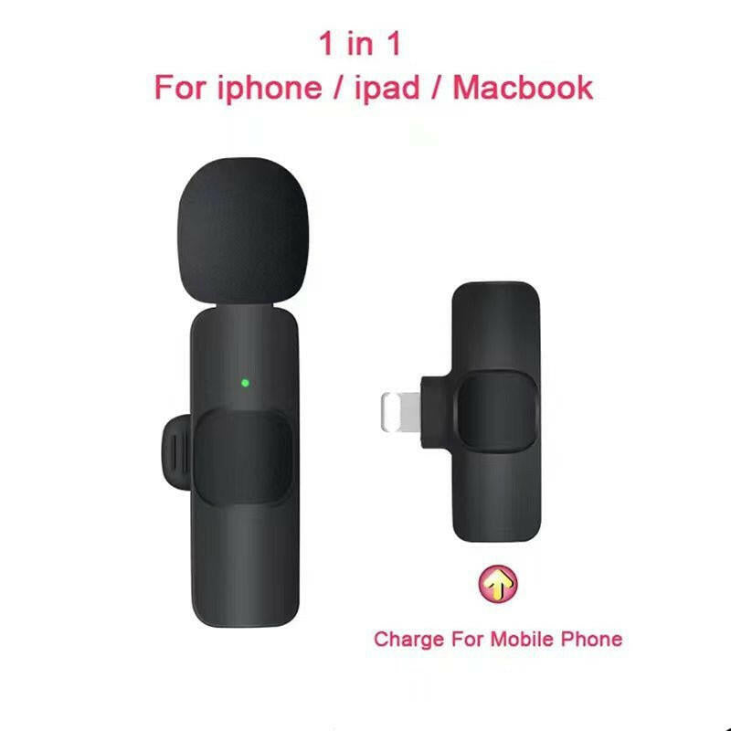 Wireless Lavalier Microphone K1K9J13 – One-to-Two System Live Broadcasting - GoTypical