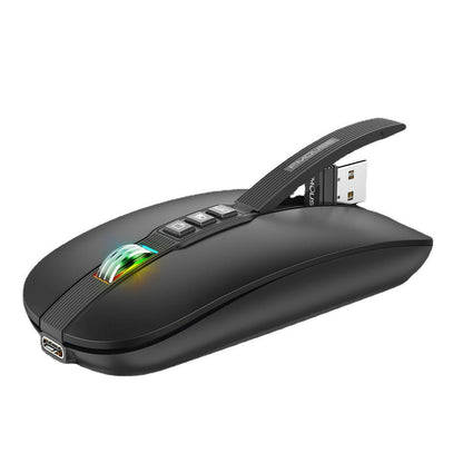 . Wireless Bluetooth Mouse – Dual Mode 2.4G/BT5.1, Silent 2400DPI - GoTypical