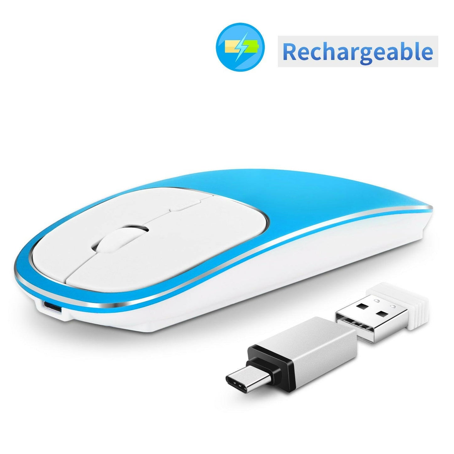 . Wireless 2.4G Silent Mouse – Portable Desktop & Laptop - GoTypical