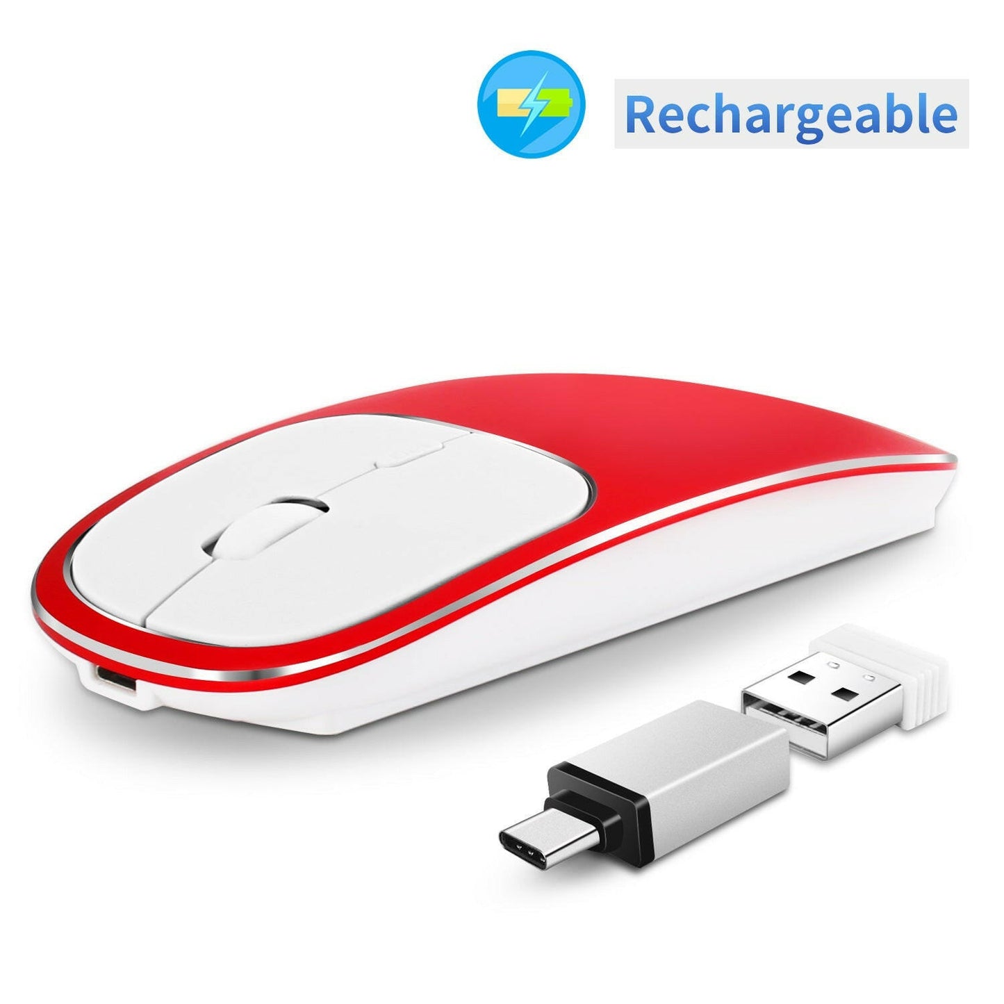 . Wireless 2.4G Silent Mouse – Portable Desktop & Laptop - GoTypical