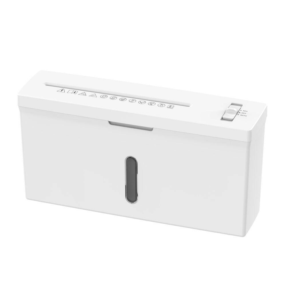 Woolsche Quiet Compact Paper Shredder – P5 Security Level, 2-Sheet Capacity - GoTypical