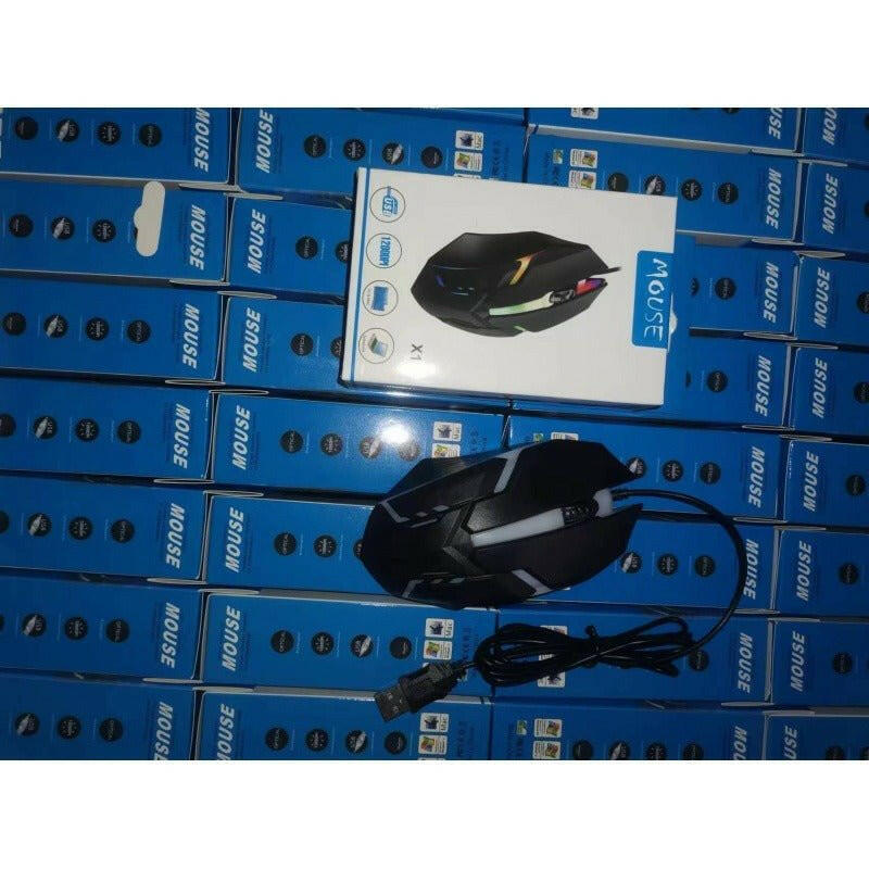 Wired Mouse – . X1 Neutral Colorful Luminous USB Computer Mouse - GoTypical