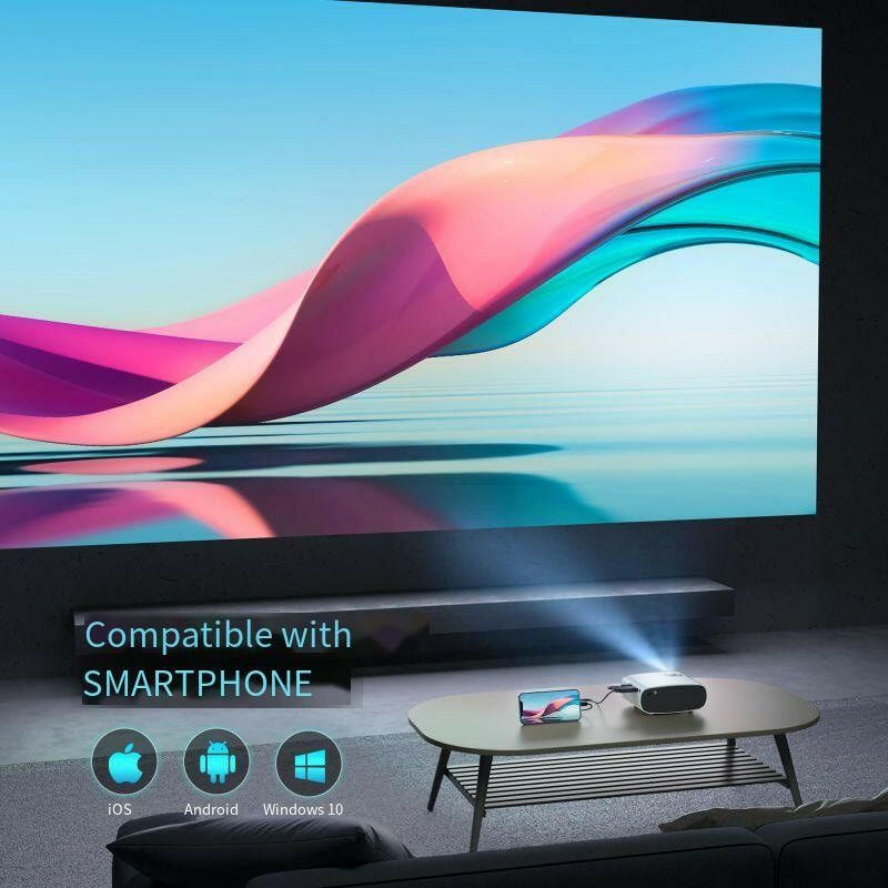 . X26 Mini Projector – 1080P HD Portable with Tripod - GoTypical