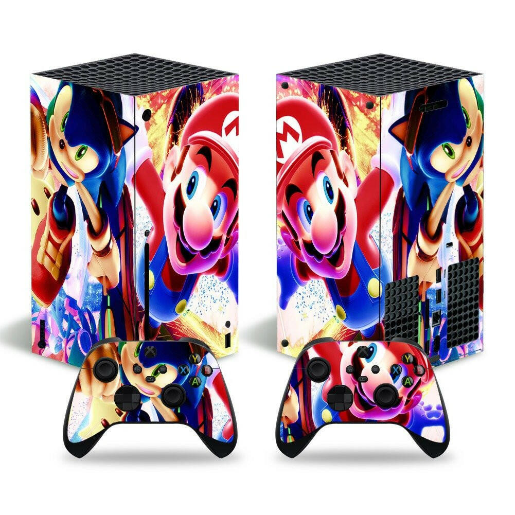 Xbox Series X Stickers – Pain Machine Colorful Vinyl Skin Set - GoTypical