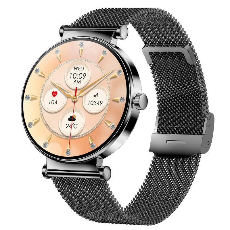 . Y16 Ultra-Thin Smartwatch – AMOLED Display, Female Design - GoTypical