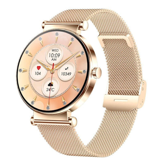 Y16 ultra - thin smartwatch with female AMOLED screen always on 466 * 466 high - definition pixel watch - GoTypical