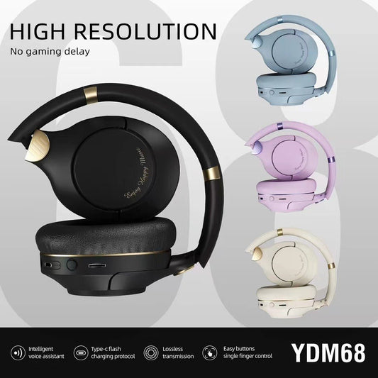 YDM68 new wireless Bluetooth headset with heavy bass gaming headset - GoTypical