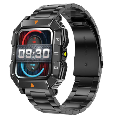 YK03 smartwatch Bluetooth call flashlight sports waterproof heart rate blood oxygen health monitoring - GoTypical