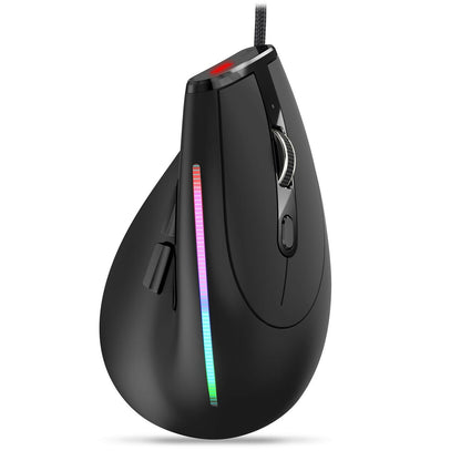 . T50RGB Wired Gaming Mouse – Ergonomic Vertical Grip with RGB Lighting - GoTypical