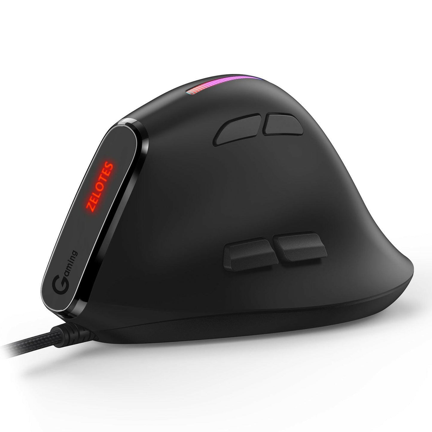 . T50RGB Wired Gaming Mouse – Ergonomic Vertical Grip with RGB Lighting - GoTypical
