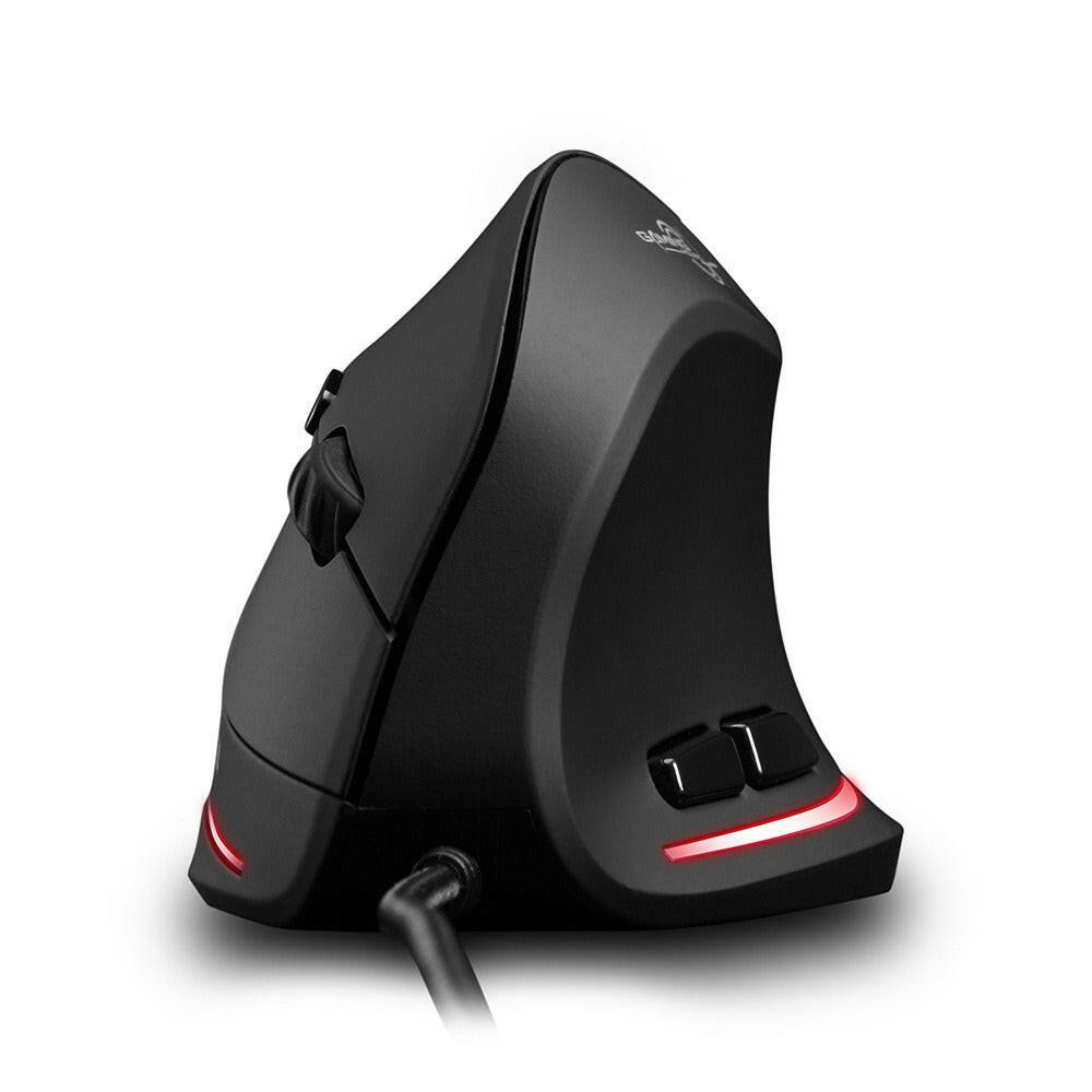 . ZELOTES T20 Vertical Ergonomic Wired Mouse – 3200 DPI USB - GoTypical