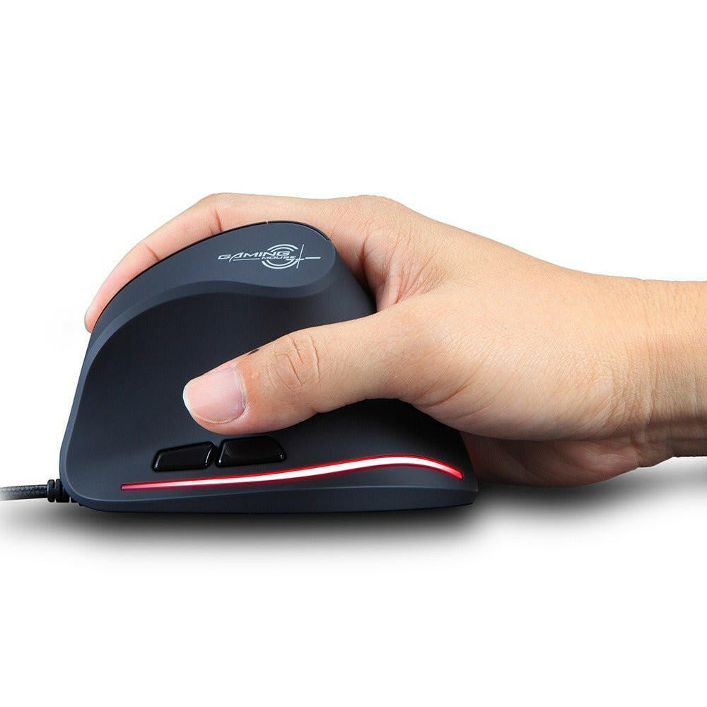 . ZELOTES T20 Vertical Ergonomic Wired Mouse – 3200 DPI USB - GoTypical